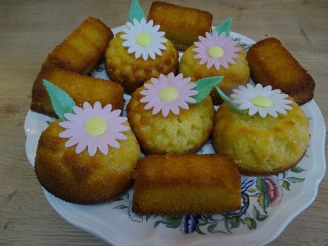 Petits gâteaux aux amandes, polenta et citron et sans gluten