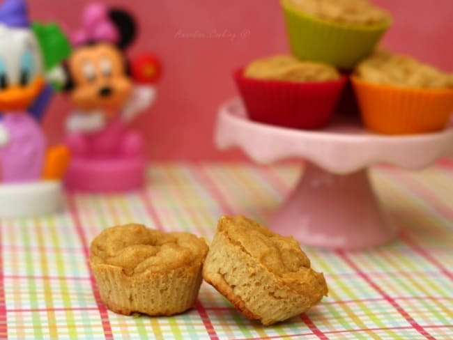 Mini muffin pour bébé à la compote de fruits