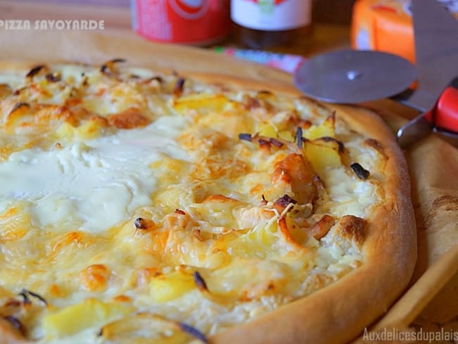 Pizza savoyarde façon tartiflette