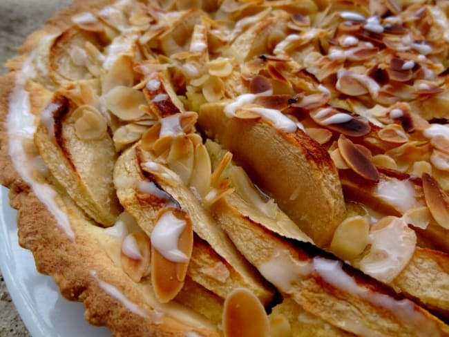 Tarte amandine aux pommes