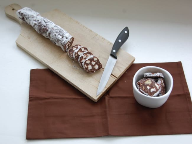 Saucisson au chocolat et guimauve