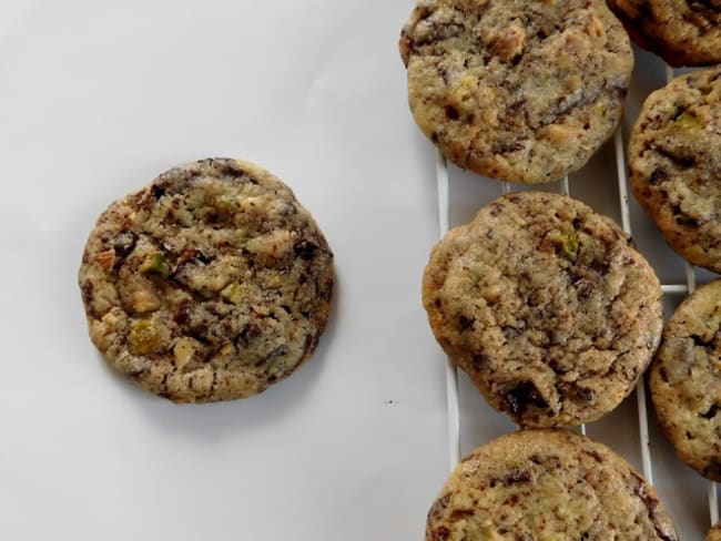 Cookies aux fruits secs et pépites de chocolat