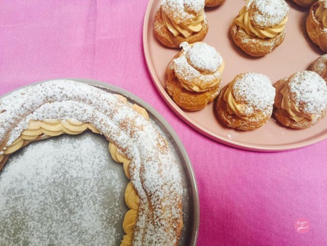 Paris-Quimper : Le Paris-Brest au caramel d'après le Chef Pâtissier Christophe Adam.