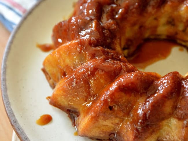 Pudding de pain au caramel au beurre salé de notre enfance