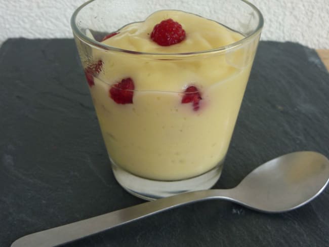 Douceur de citron et framboises