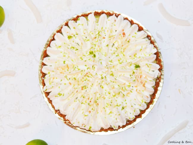 Key Lime and Coconut Pie