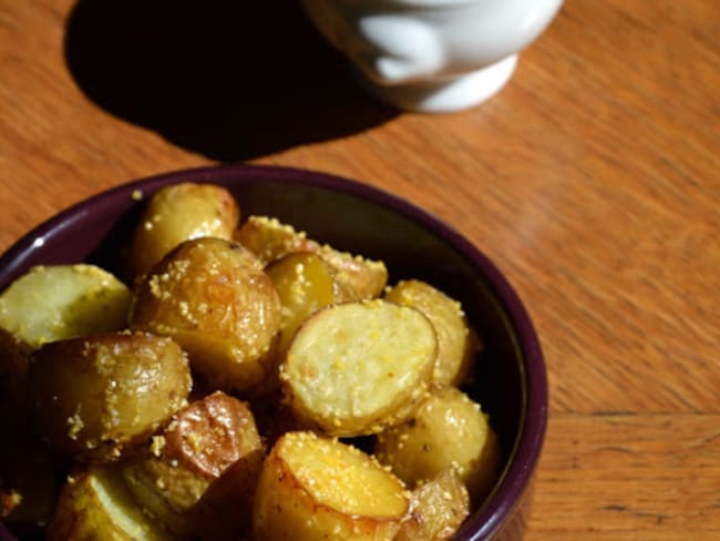 Patatas bravas à la Moutarde violette