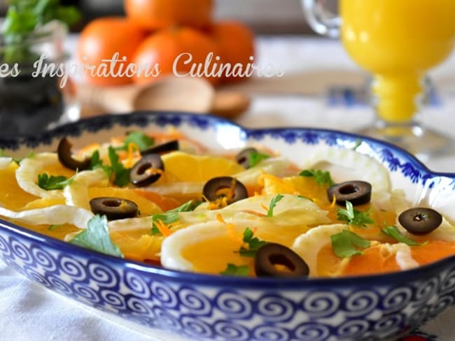 Salade aux oranges et au fenouil