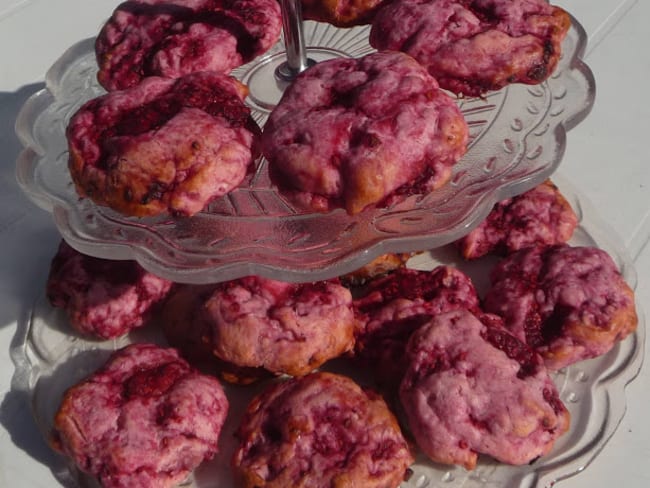 Cheese-cookies aux framboises