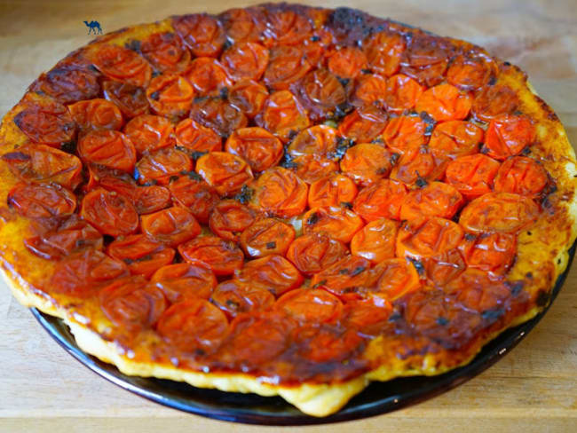 Tarte Tatin de Tomates Cerises Caramélisées