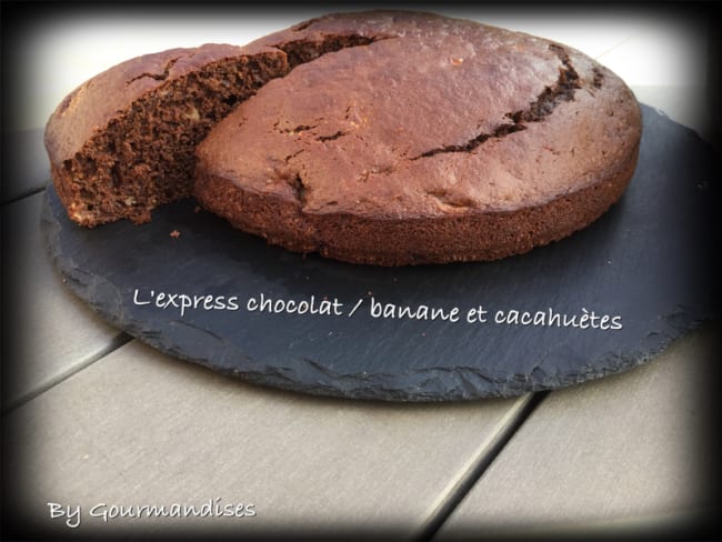 L'express chocolat, banane et cacahuètes