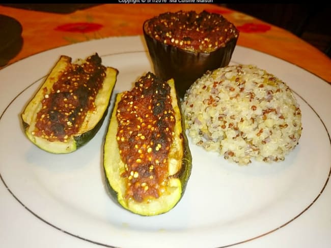 Légumes farcis végétarien au quinoa gourmand