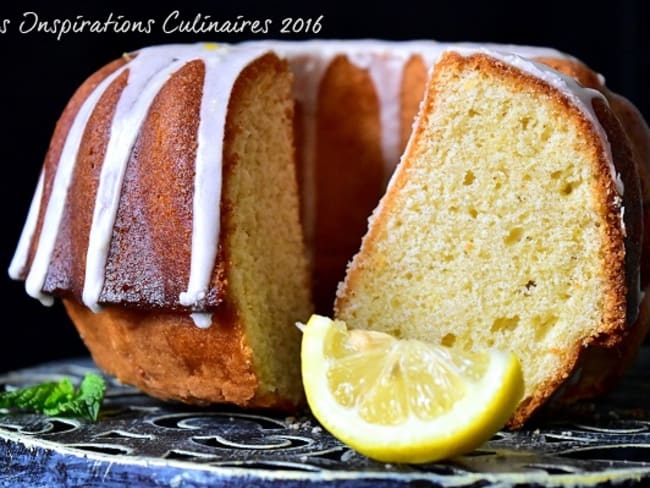 Recette Bundt cake au citron