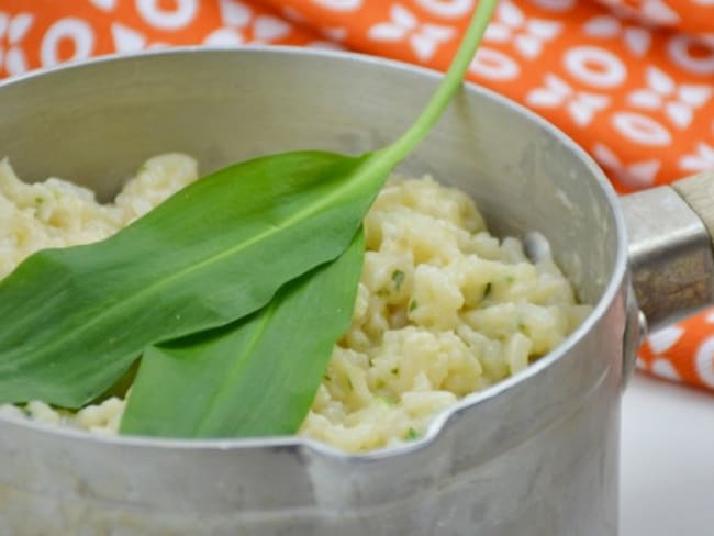 Risotto à l'ail des ours