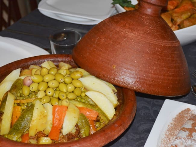 Tajine d'agneau et légumes