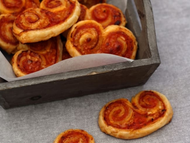 Palmiers apéro façon pizza