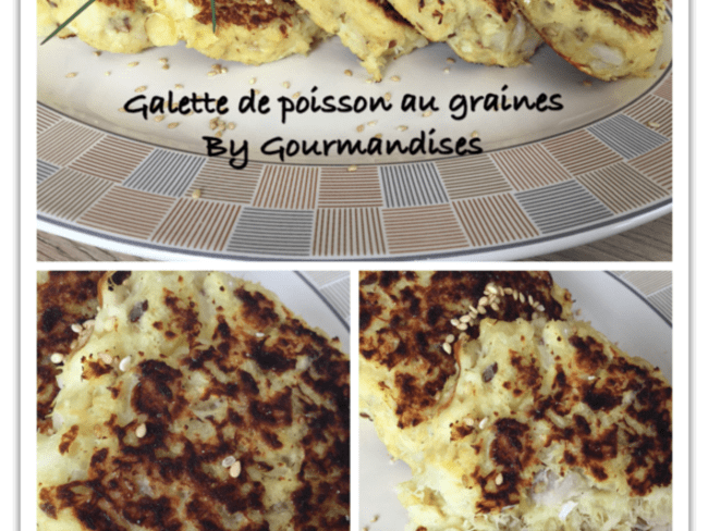 Galettes de poisson aux graines