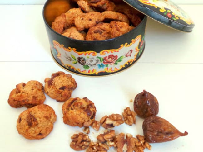 Cookies aux figues et aux noix