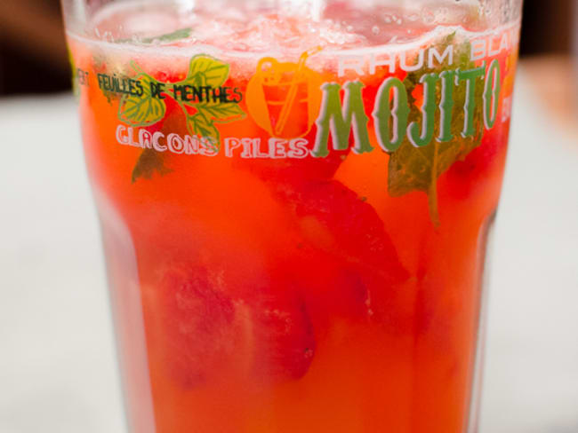 Cocktail Mojito fraise