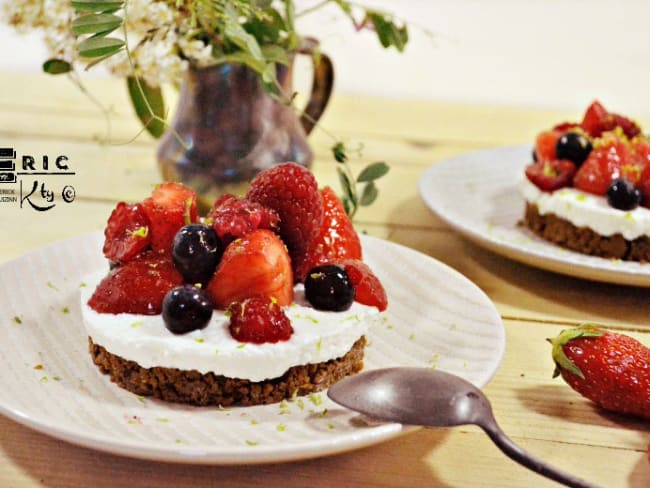 Cheesecake facile à la brousse et fruits rouges