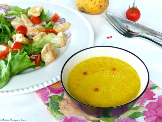 Vinaigrette mangue et orange pour salade