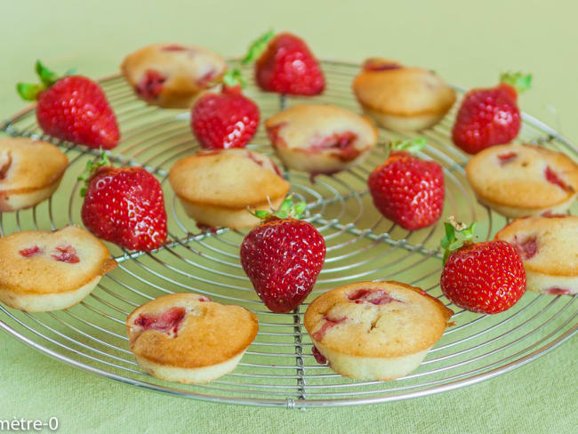 Financiers à la fraise