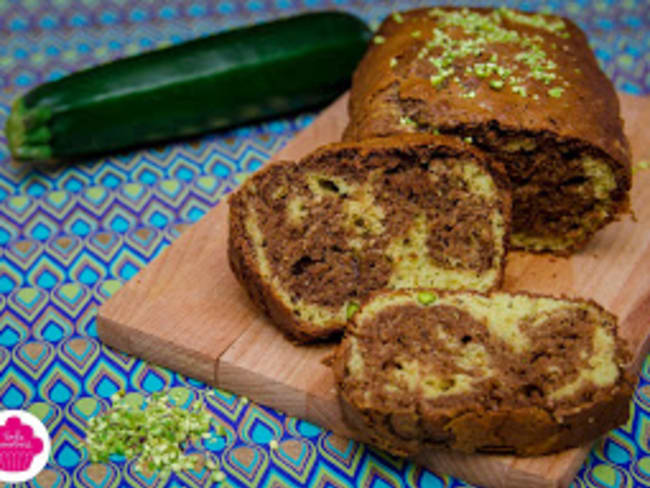 Marbré chocolat courgette et pistache