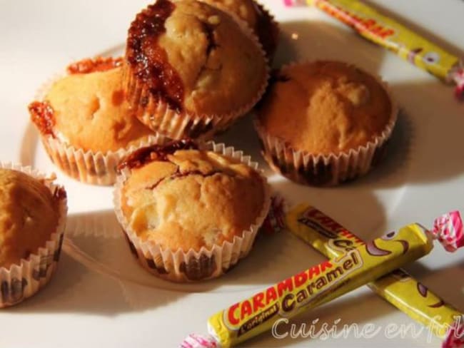 Muffins pomme-carambar