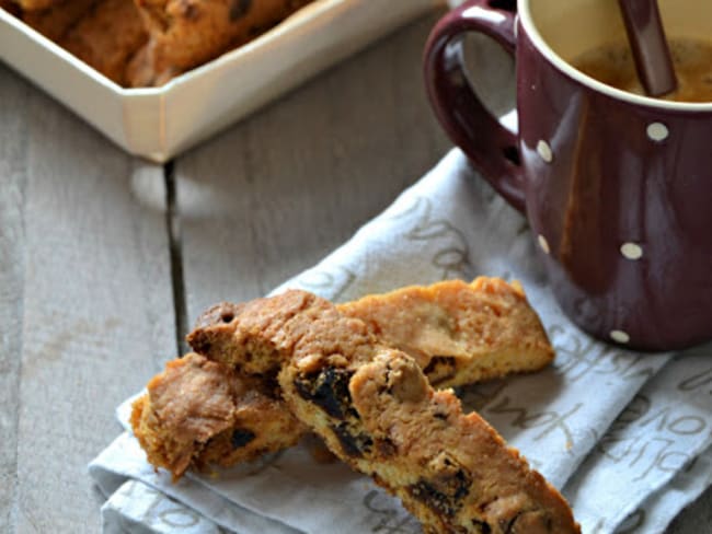 Biscotti abricots et chocolat blanc