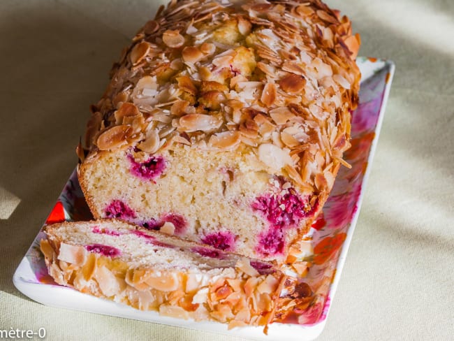 Gâteau du matin framboises amandes