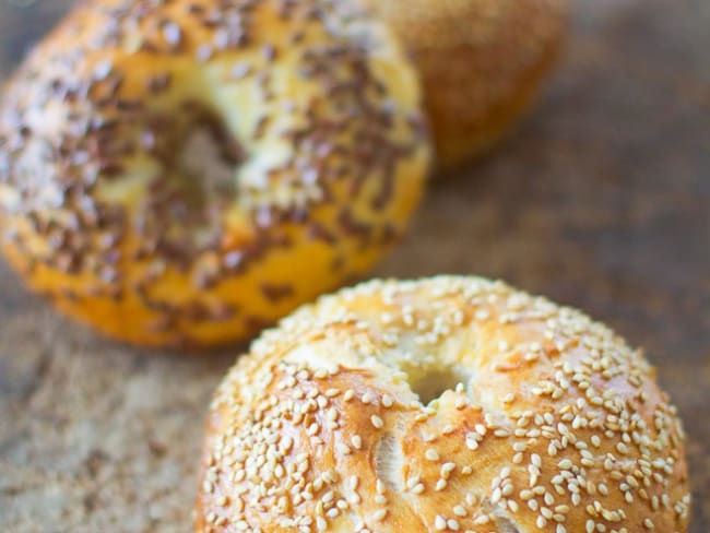 Bagels au levain maison