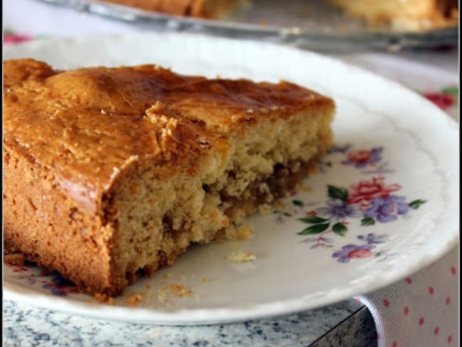 Le gateau basque revisité à la rhubarbe et au citron