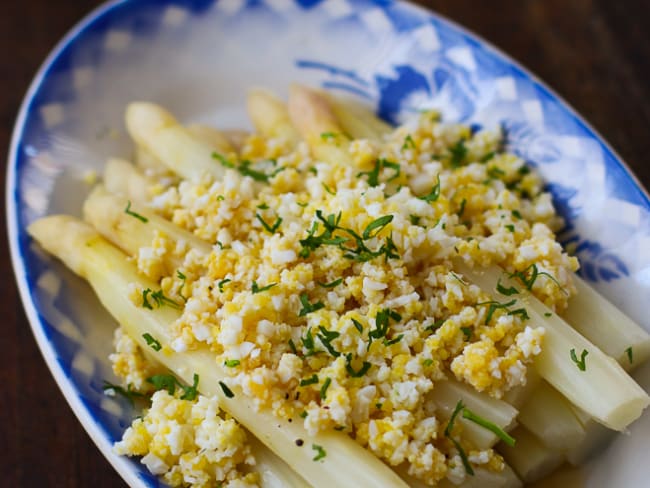 Asperges vinaigrette