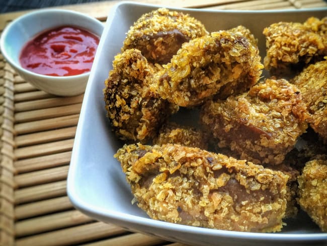 Nuggets de seitan épicés