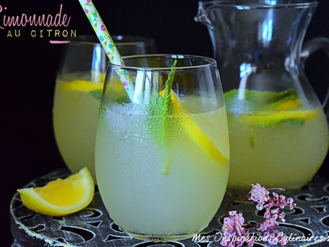 Limonade au citron ou citronnade fait maison