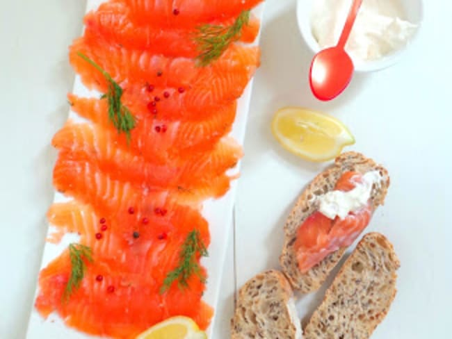 Saumon gravlax