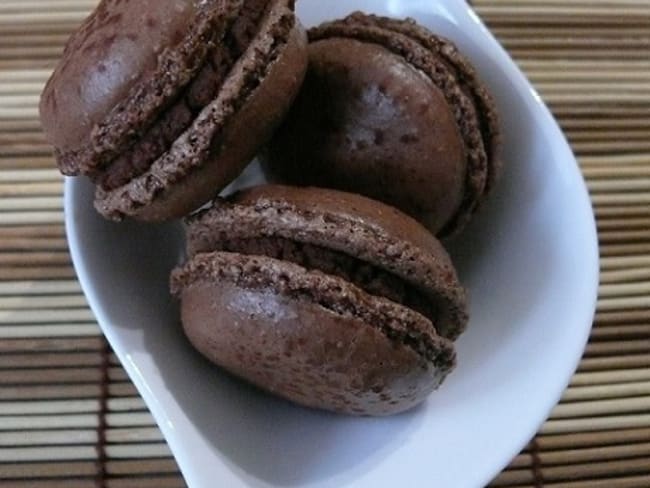 Macarons Chocolat Noir