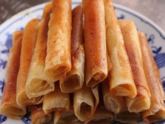 Cigares aux amandes et miel