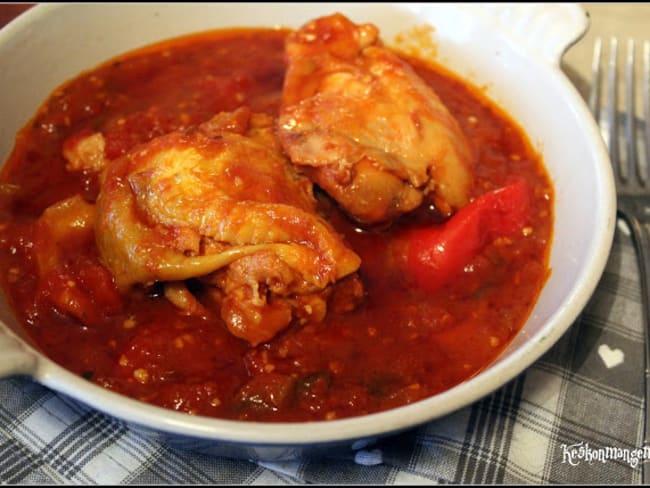 Poulet au piment ancho