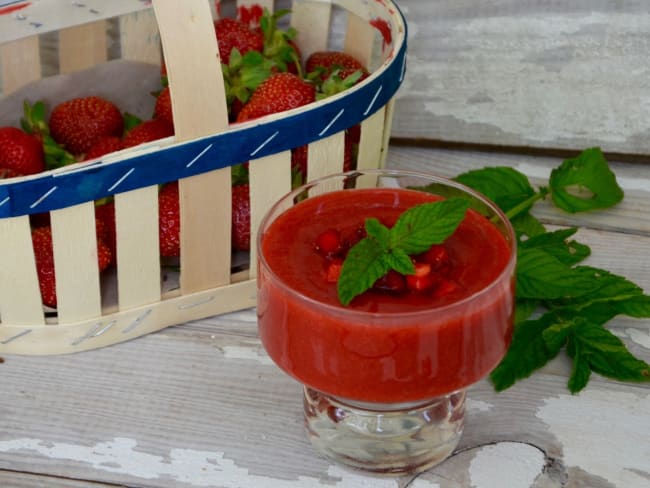 Soupe de fraises