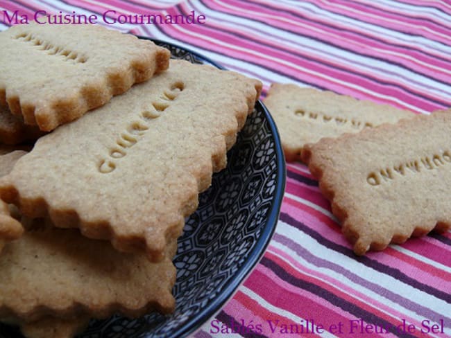 Sablés vanille et fleur de sel