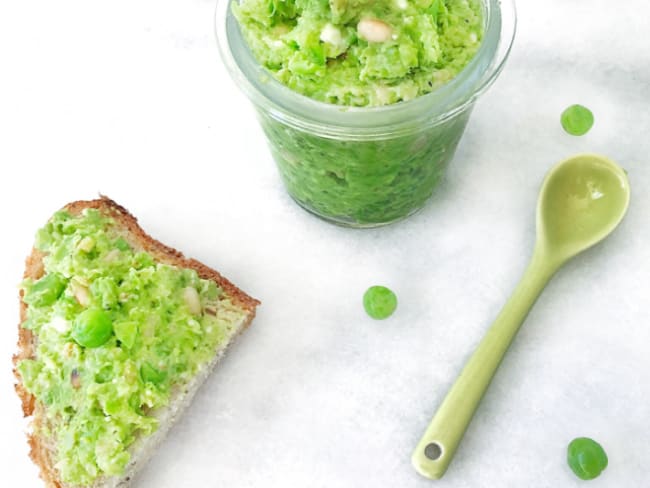 Pesto aux petits pois