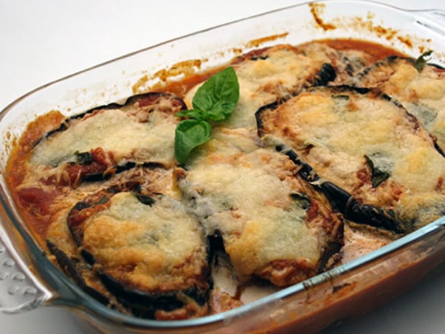 Aubergines à la Parmigiana ou "parmigiana di melanzane"