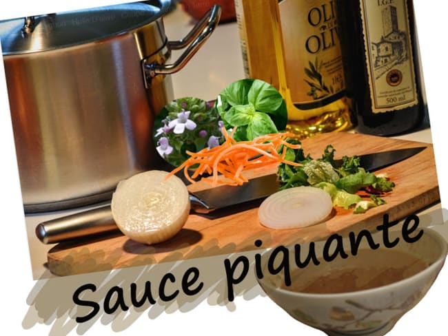 Sauce piquante pour viandes grillées