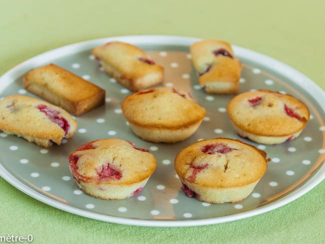 Financiers aux framboises