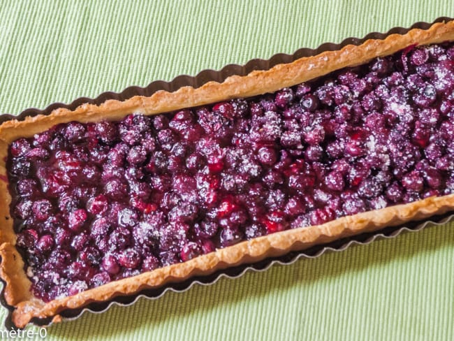 Tarte aux myrtilles