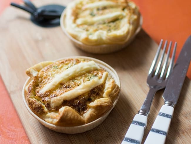 Tartelettes navets et basilic