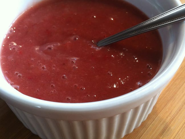 Compote pommes fraises