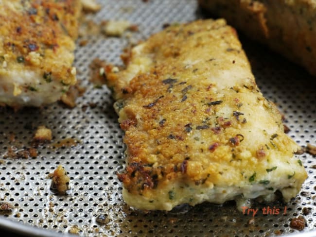 Filets de lieu noir panés sans gluten