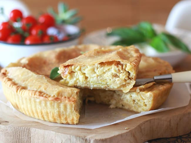 Tourte oignons, ricotta et sauge ou Tourte ligurienne